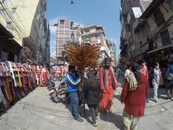 Free walking in Thamel