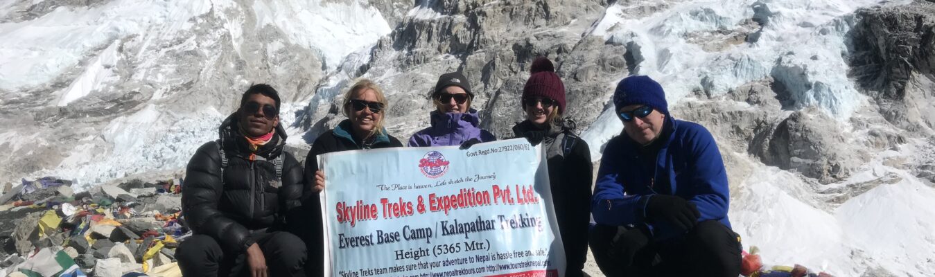 Trekking Everest base camp in october.