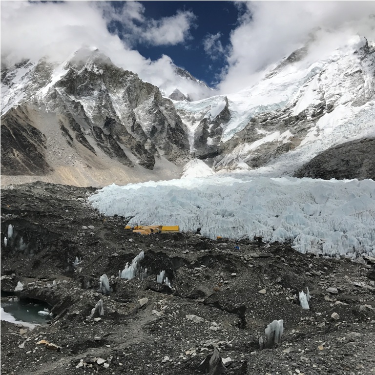 Khumbu ice fall Everest